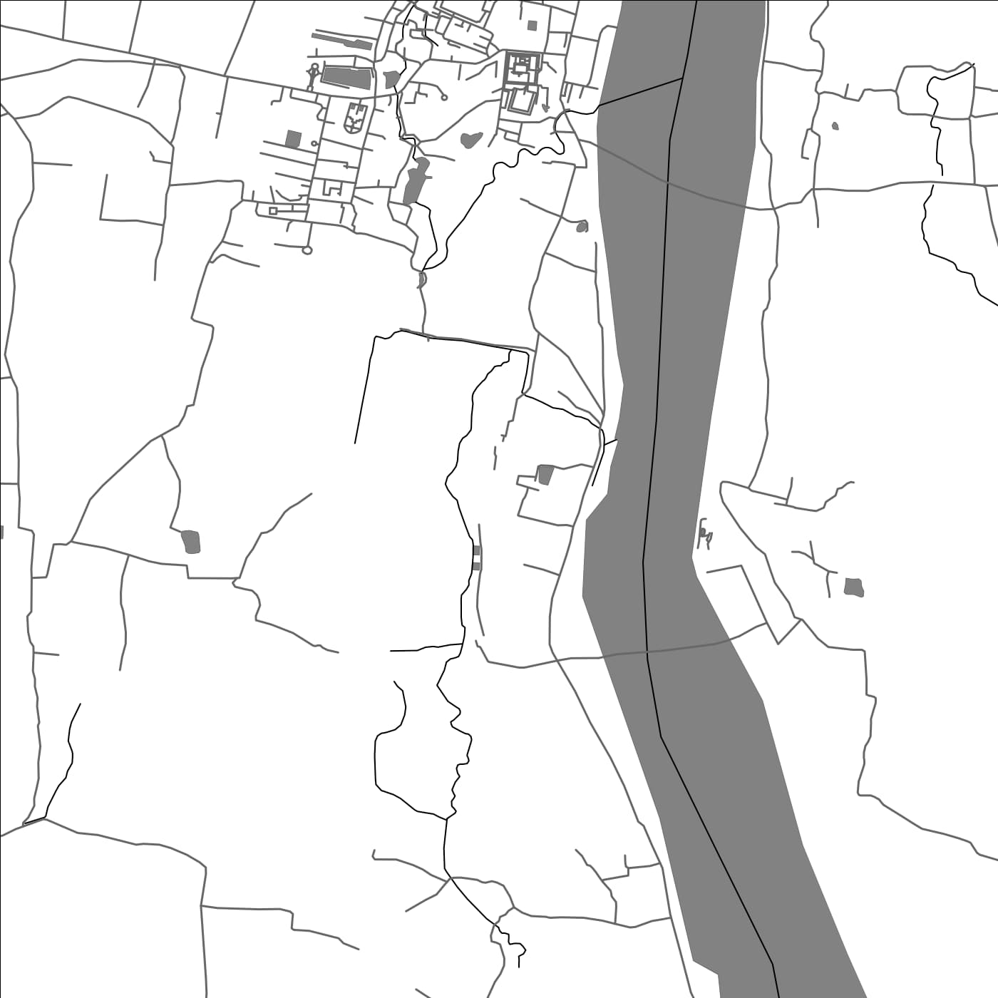 ROAD MAP OF MOCHARIM, INDIA BY MAPBAKES