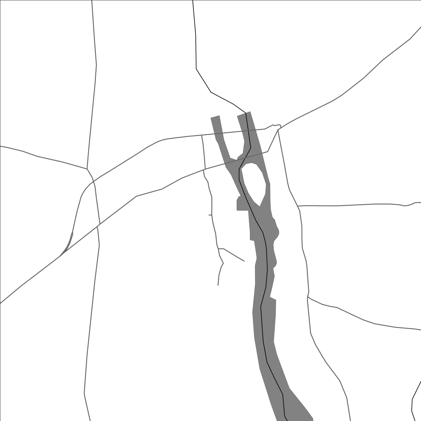 ROAD MAP OF MOKA, INDIA BY MAPBAKES