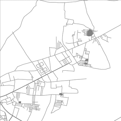 ROAD MAP OF MORENA, INDIA BY MAPBAKES