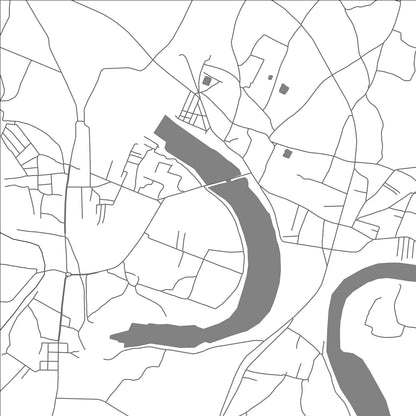 ROAD MAP OF MOTHIHARI, INDIA BY MAPBAKES