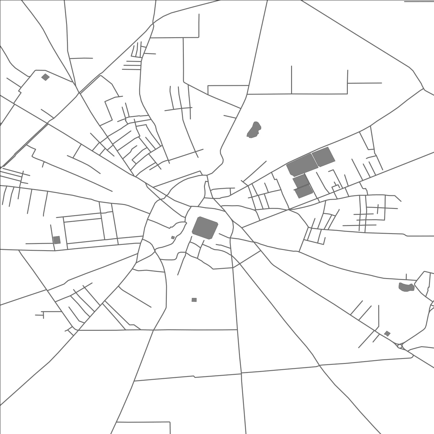 ROAD MAP OF MUKTSAR, INDIA BY MAPBAKES