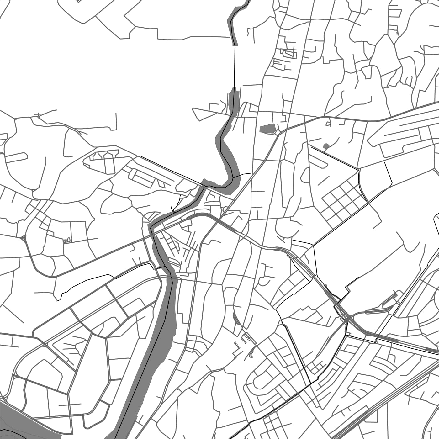 ROAD MAP OF MUMBAI, INDIA BY MAPBAKES