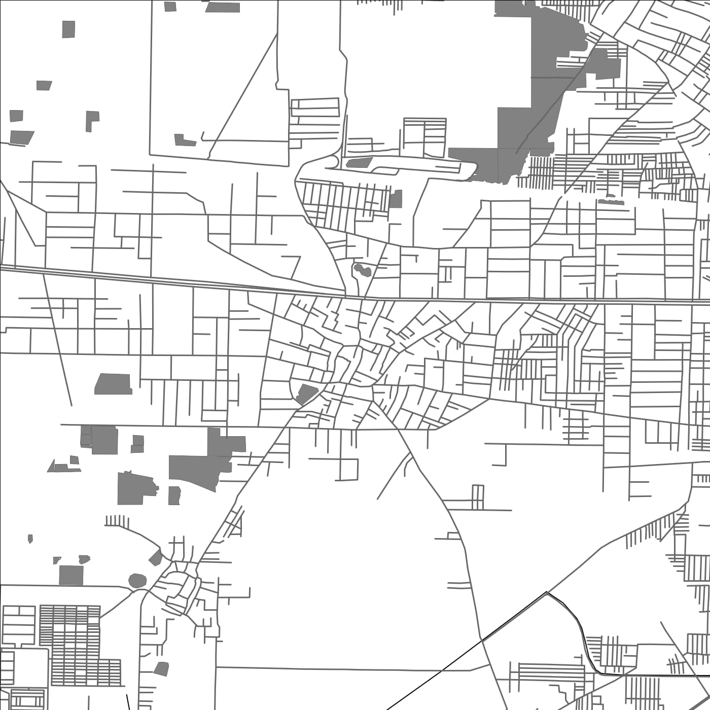 ROAD MAP OF MUNDKA, INDIA BY MAPBAKES