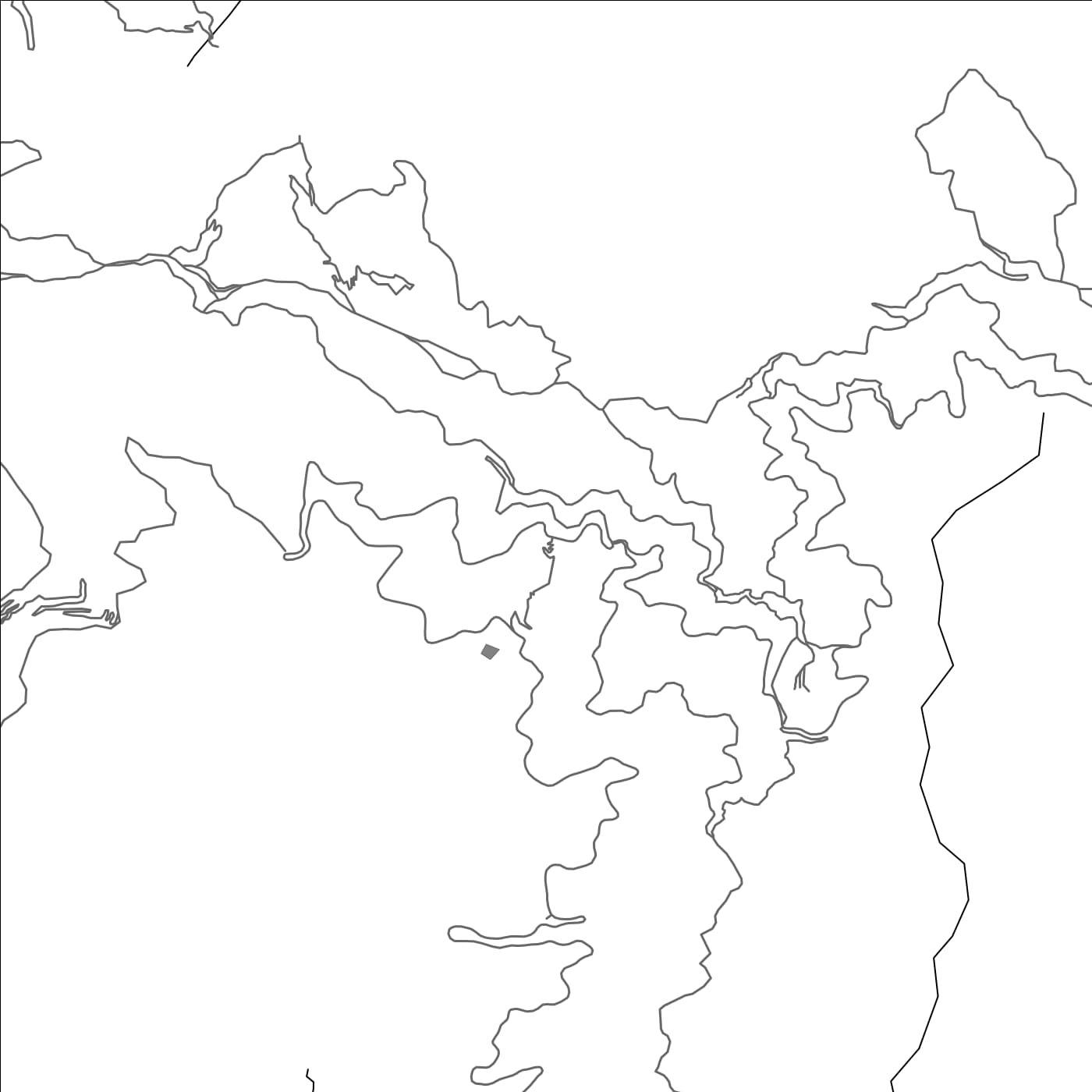 ROAD MAP OF MUSSOORIE, INDIA BY MAPBAKES