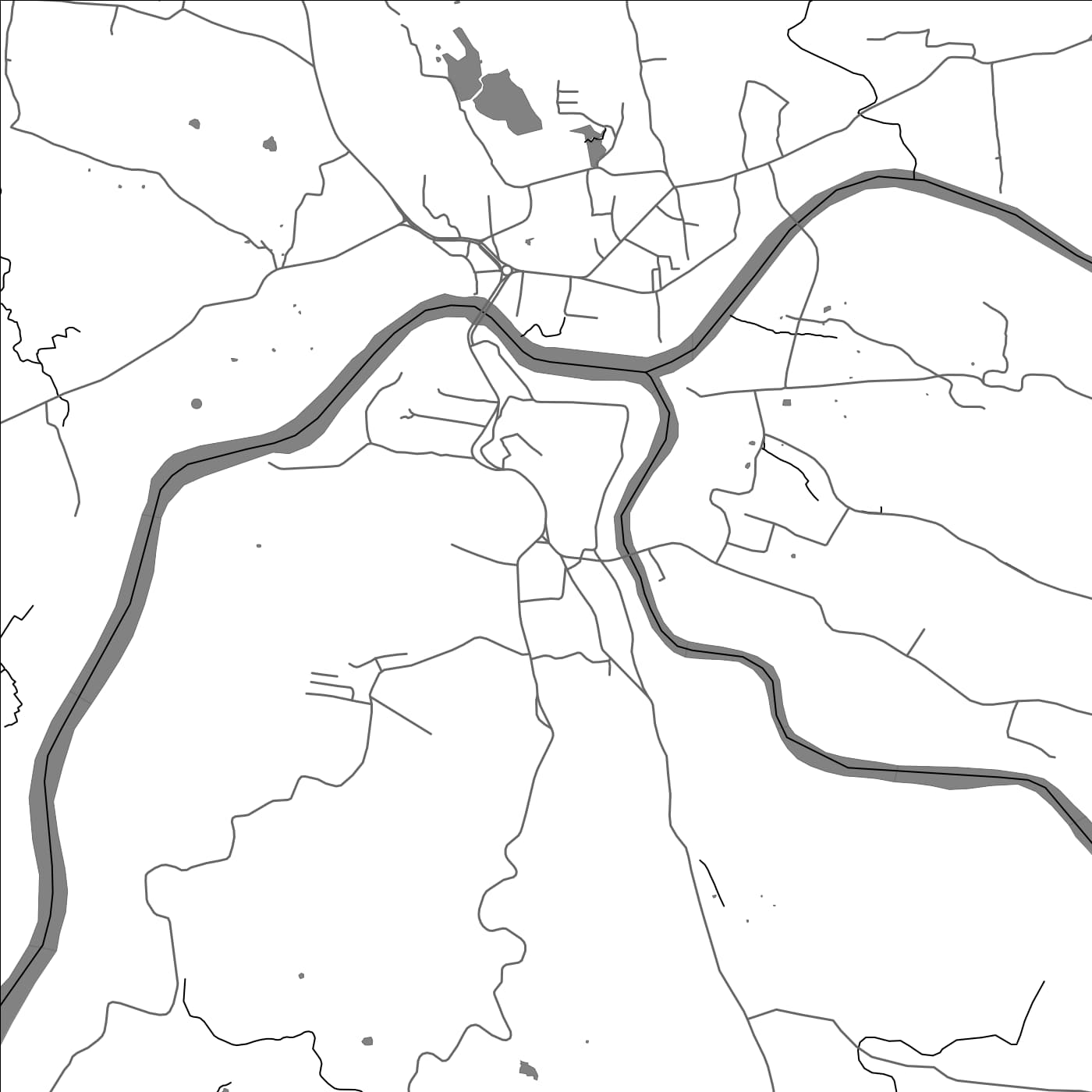 ROAD MAP OF MUVATTUPULA, INDIA BY MAPBAKES