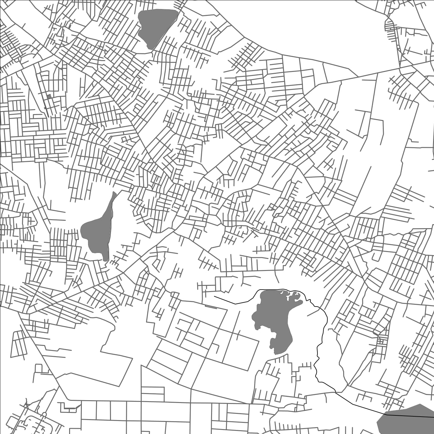 ROAD MAP OF NAGAWARAM, INDIA BY MAPBAKES