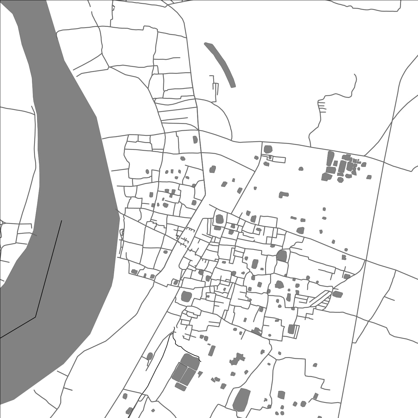 ROAD MAP OF NAIHATI, INDIA BY MAPBAKES