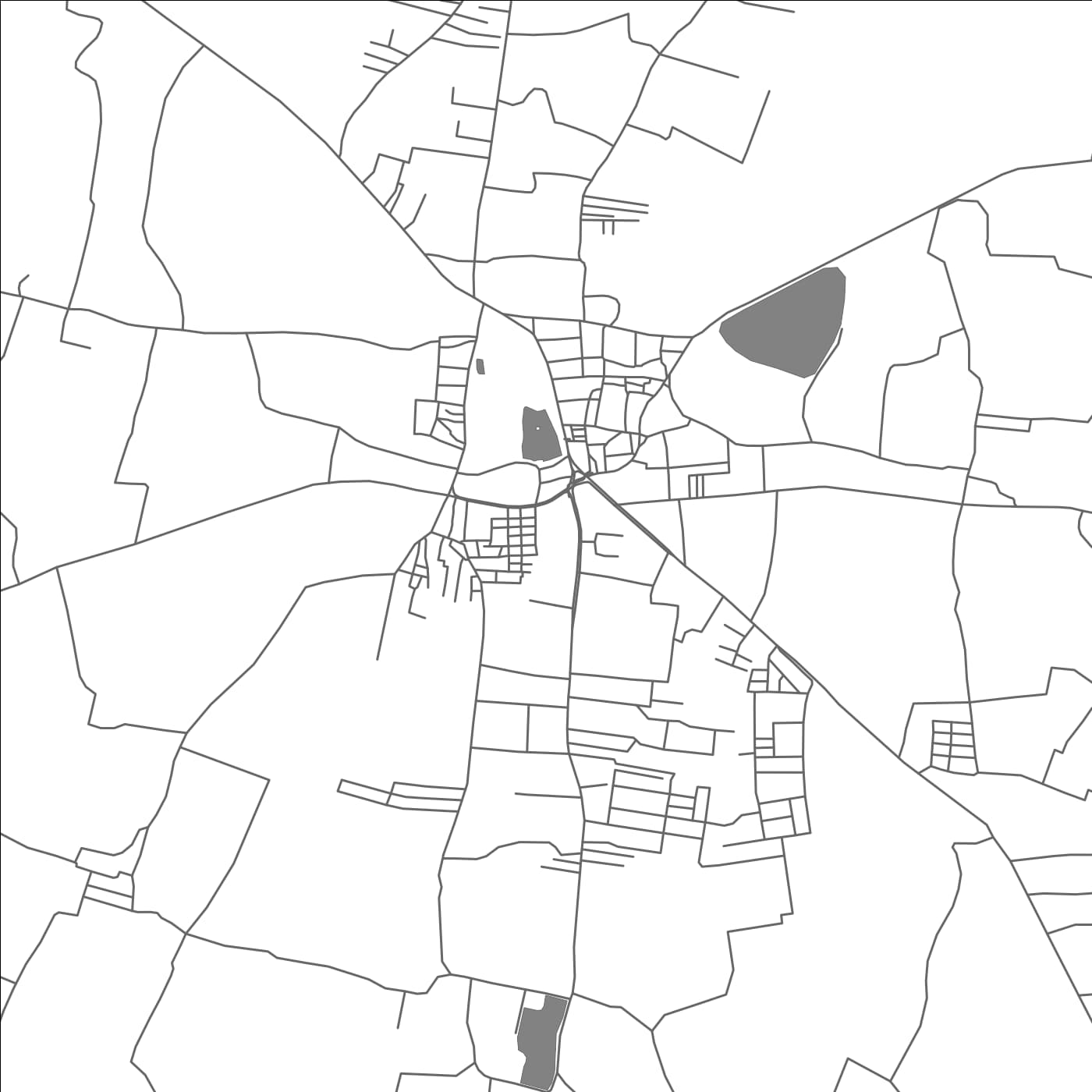 ROAD MAP OF NAMAKKAL, INDIA BY MAPBAKES