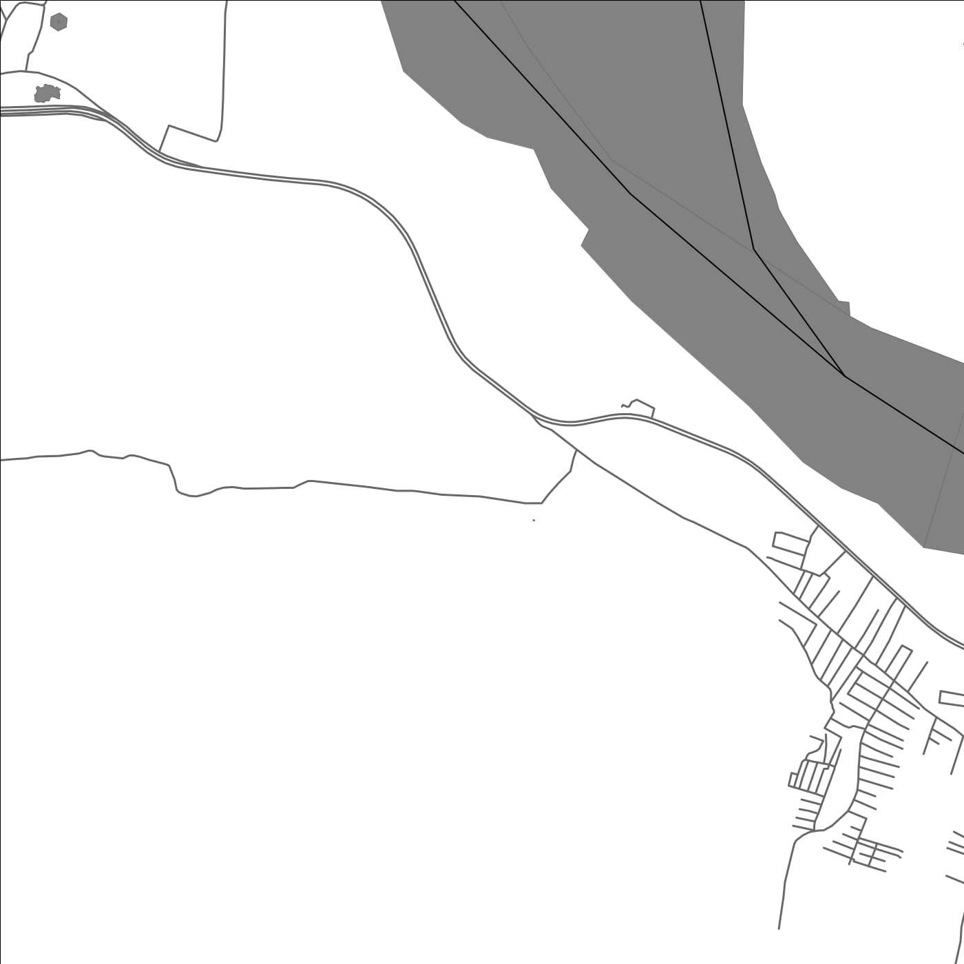 ROAD MAP OF NANDIYALAM, INDIA BY MAPBAKES