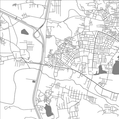 ROAD MAP OF NARSINGI, INDIA BY MAPBAKES