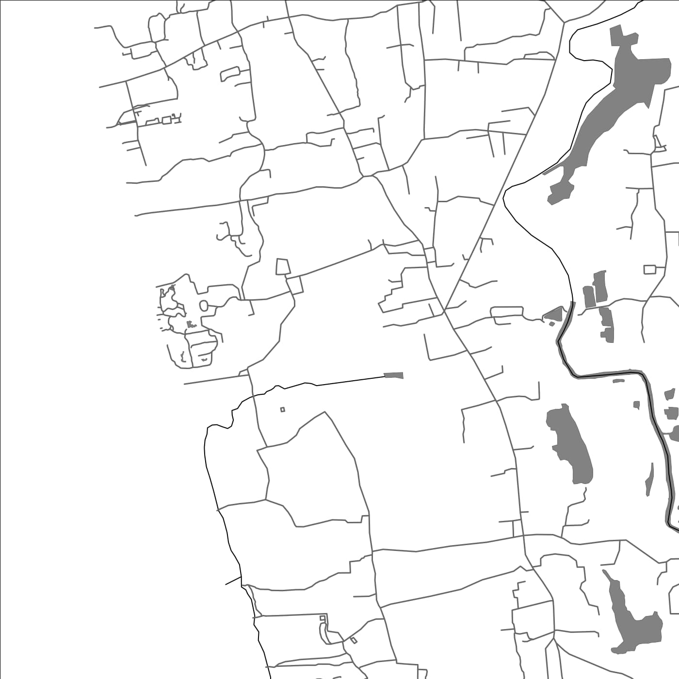 ROAD MAP OF NAVELIM, INDIA BY MAPBAKES