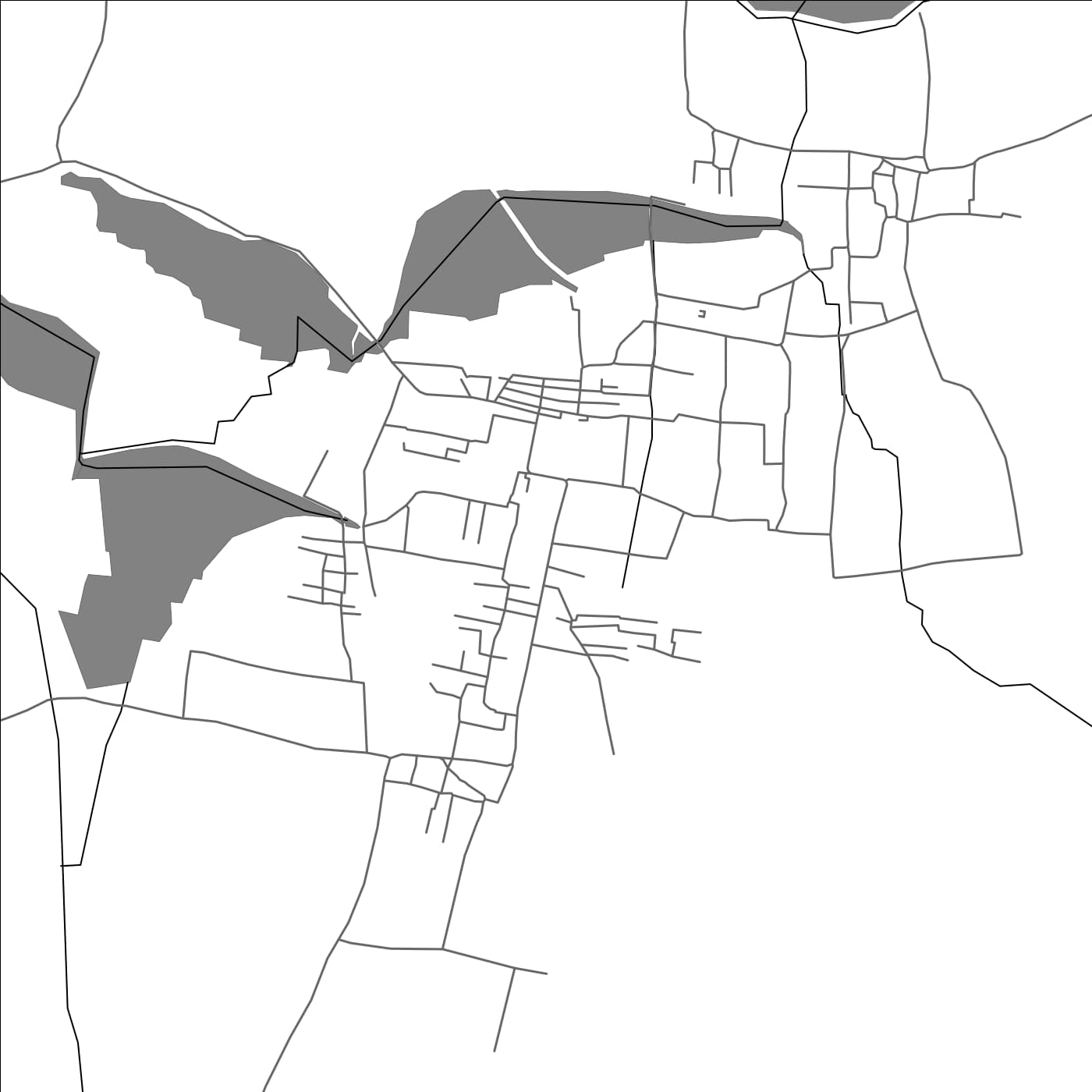 ROAD MAP OF NAZARETH, INDIA BY MAPBAKES