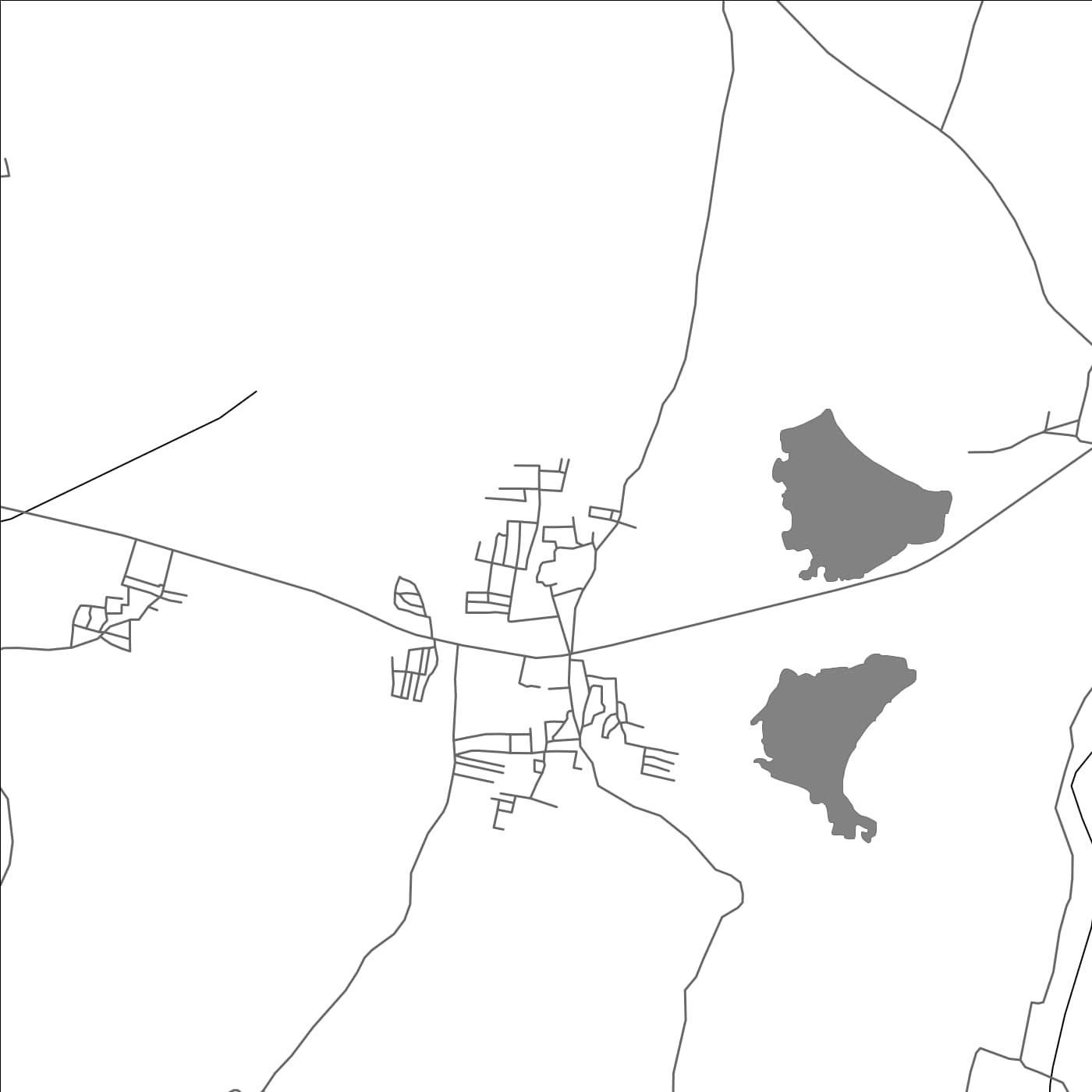 ROAD MAP OF NEYKKARAPPATTI, INDIA BY MAPBAKES