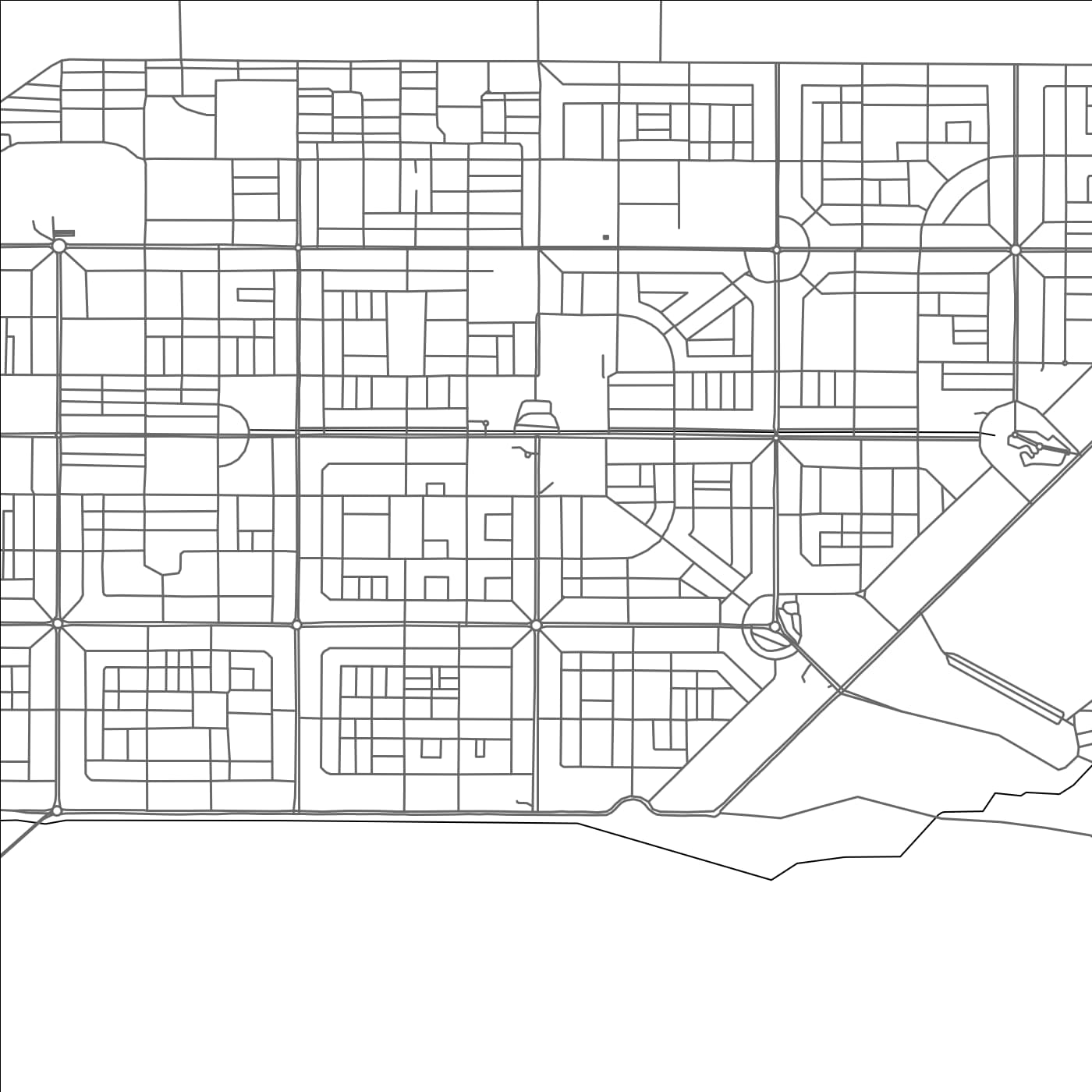 ROAD MAP OF NEYVELI, INDIA BY MAPBAKES