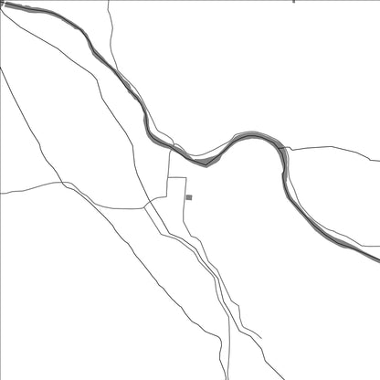 ROAD MAP OF NIDAMANGALAM, INDIA BY MAPBAKES