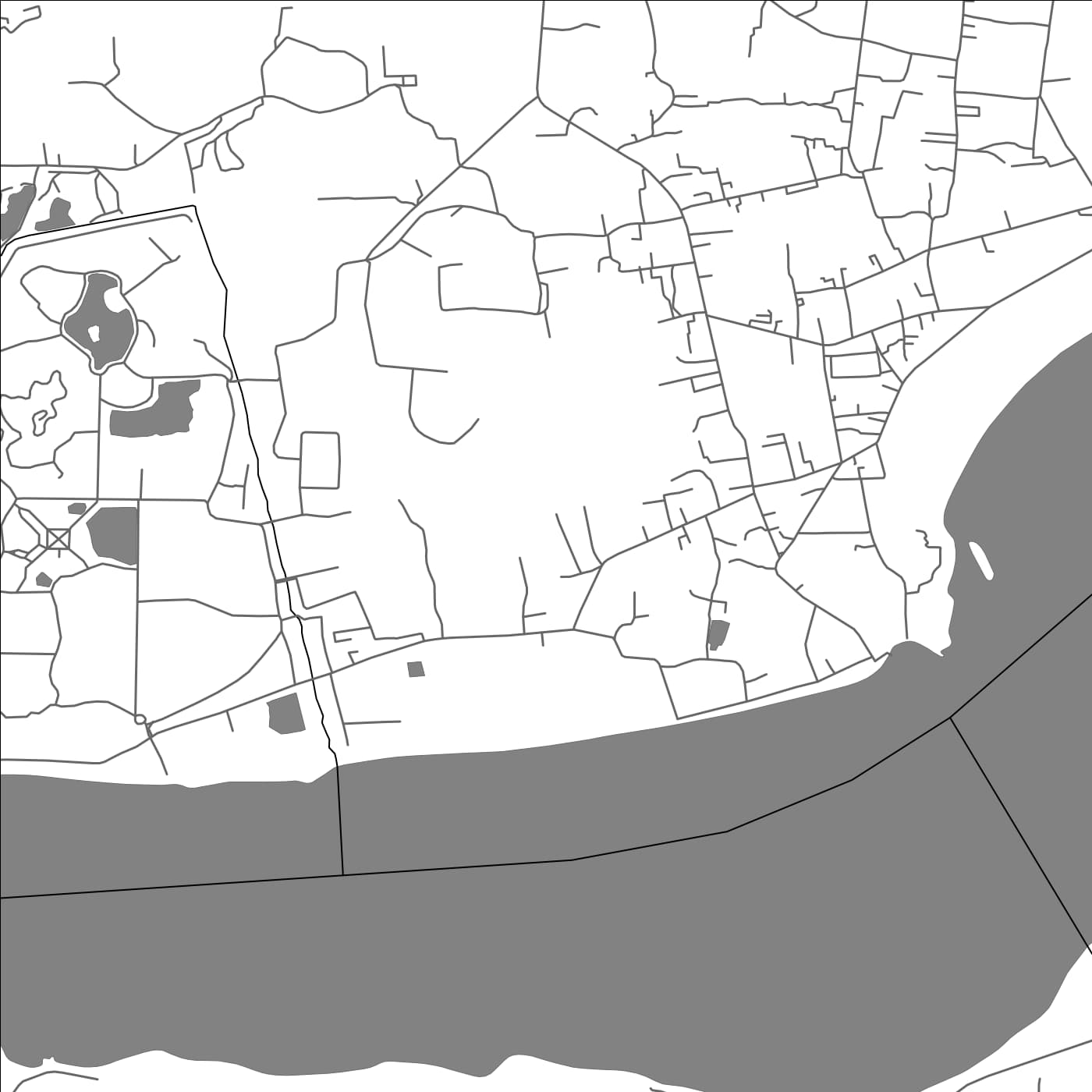 ROAD MAP OF NORTH GUWAHATI, INDIA BY MAPBAKES