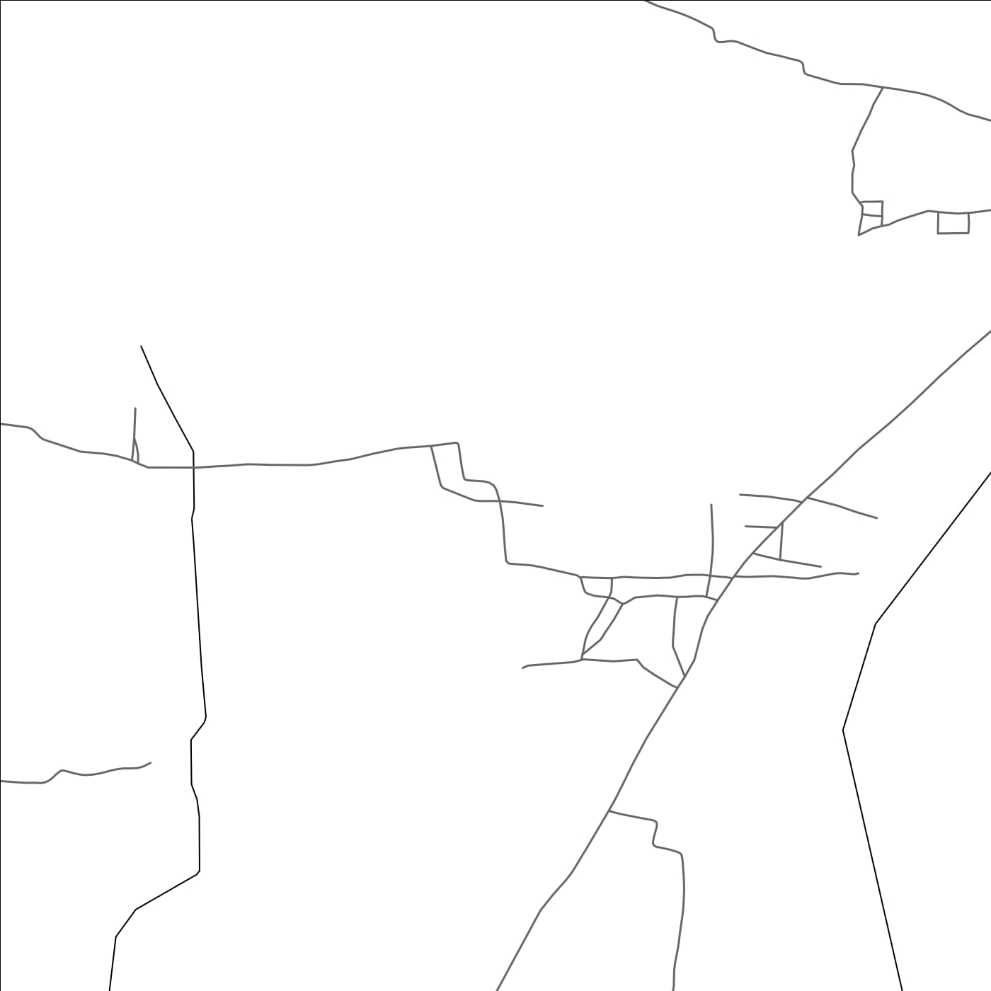 ROAD MAP OF ODAIYAKULAM, INDIA BY MAPBAKES