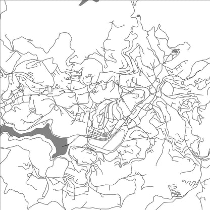 ROAD MAP OF OOTACAMUND, INDIA BY MAPBAKES