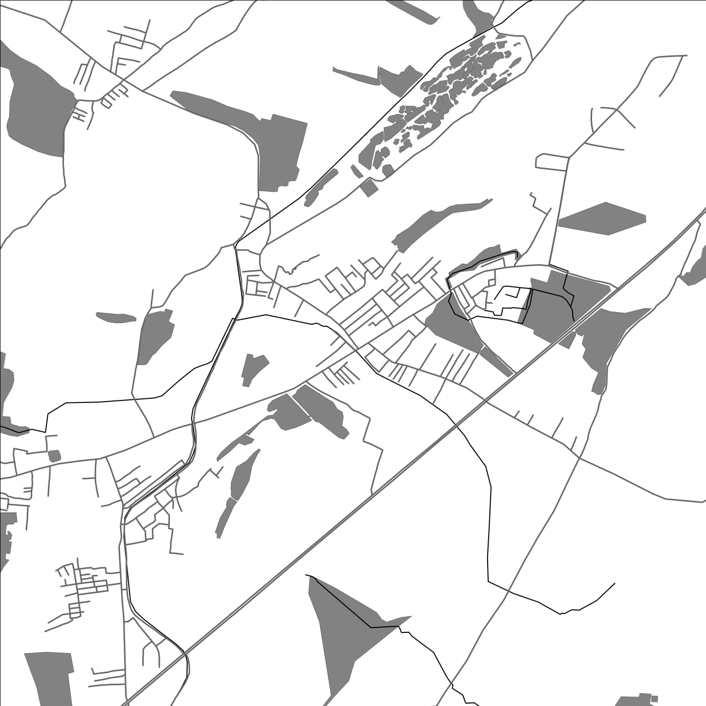 ROAD MAP OF OTTAKKADAI, INDIA BY MAPBAKES