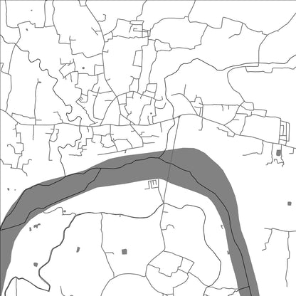 ROAD MAP OF OTTAPPALAM, INDIA BY MAPBAKES