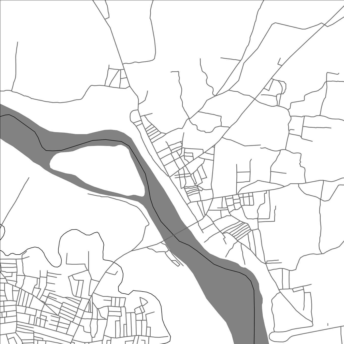 ROAD MAP OF PALLIPALAIYAM, INDIA BY MAPBAKES