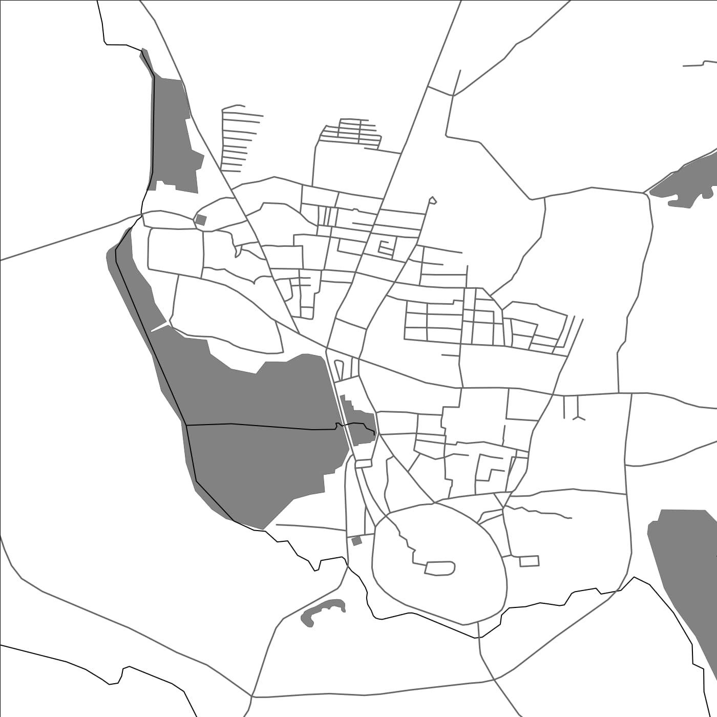 ROAD MAP OF PALNI, INDIA BY MAPBAKES