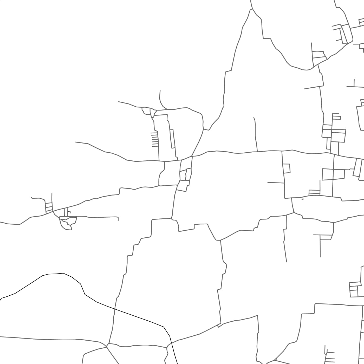 ROAD MAP OF PANNIMADAI, INDIA BY MAPBAKES