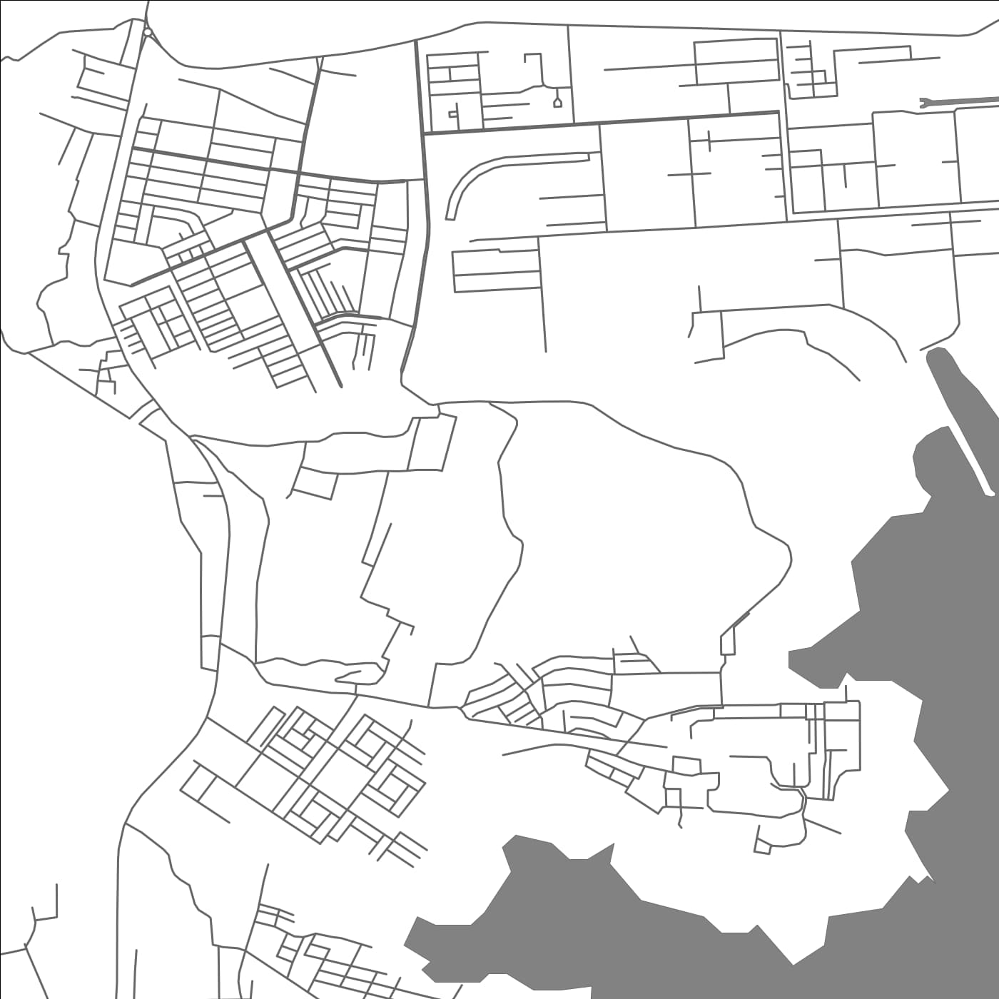 ROAD MAP OF PARASI, INDIA BY MAPBAKES