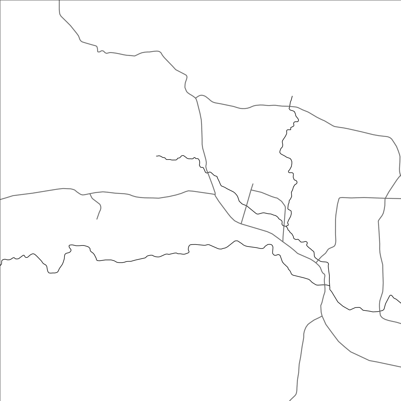 ROAD MAP OF PARASIA, INDIA BY MAPBAKES