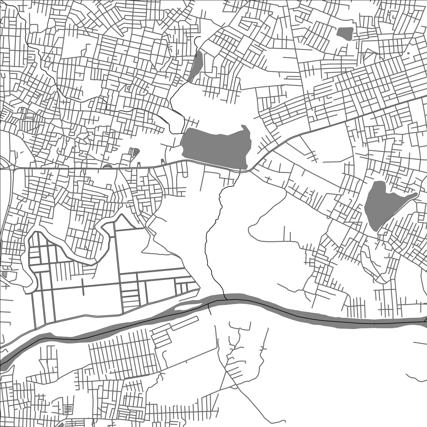 ROAD MAP OF PARDIGUDA, INDIA BY MAPBAKES