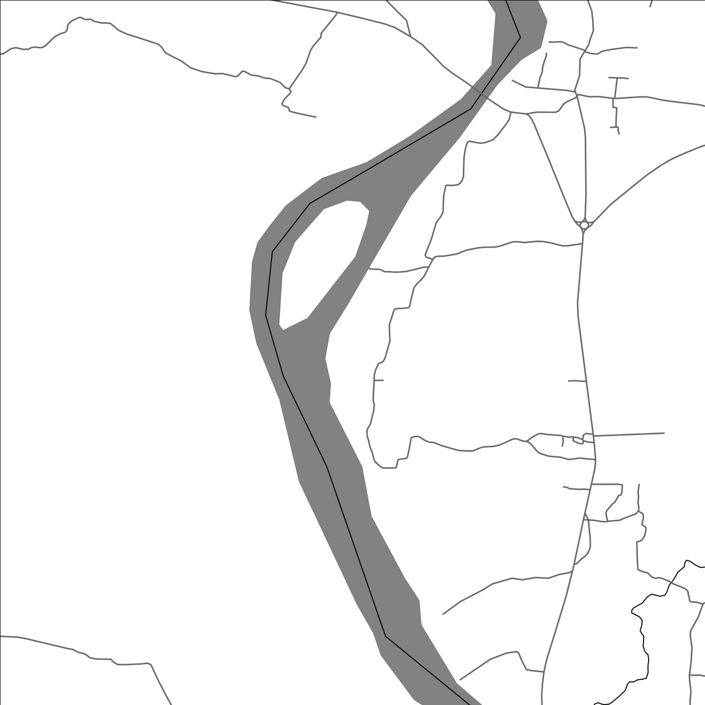 ROAD MAP OF PATIRAM, INDIA BY MAPBAKES