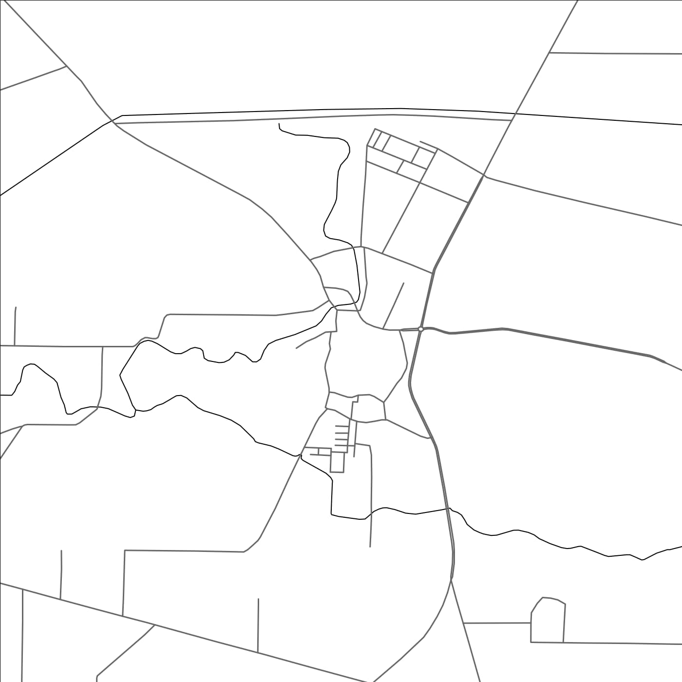 ROAD MAP OF PEHOWA, INDIA BY MAPBAKES