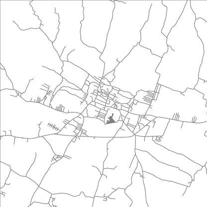 ROAD MAP OF PENNAGARAM, INDIA BY MAPBAKES