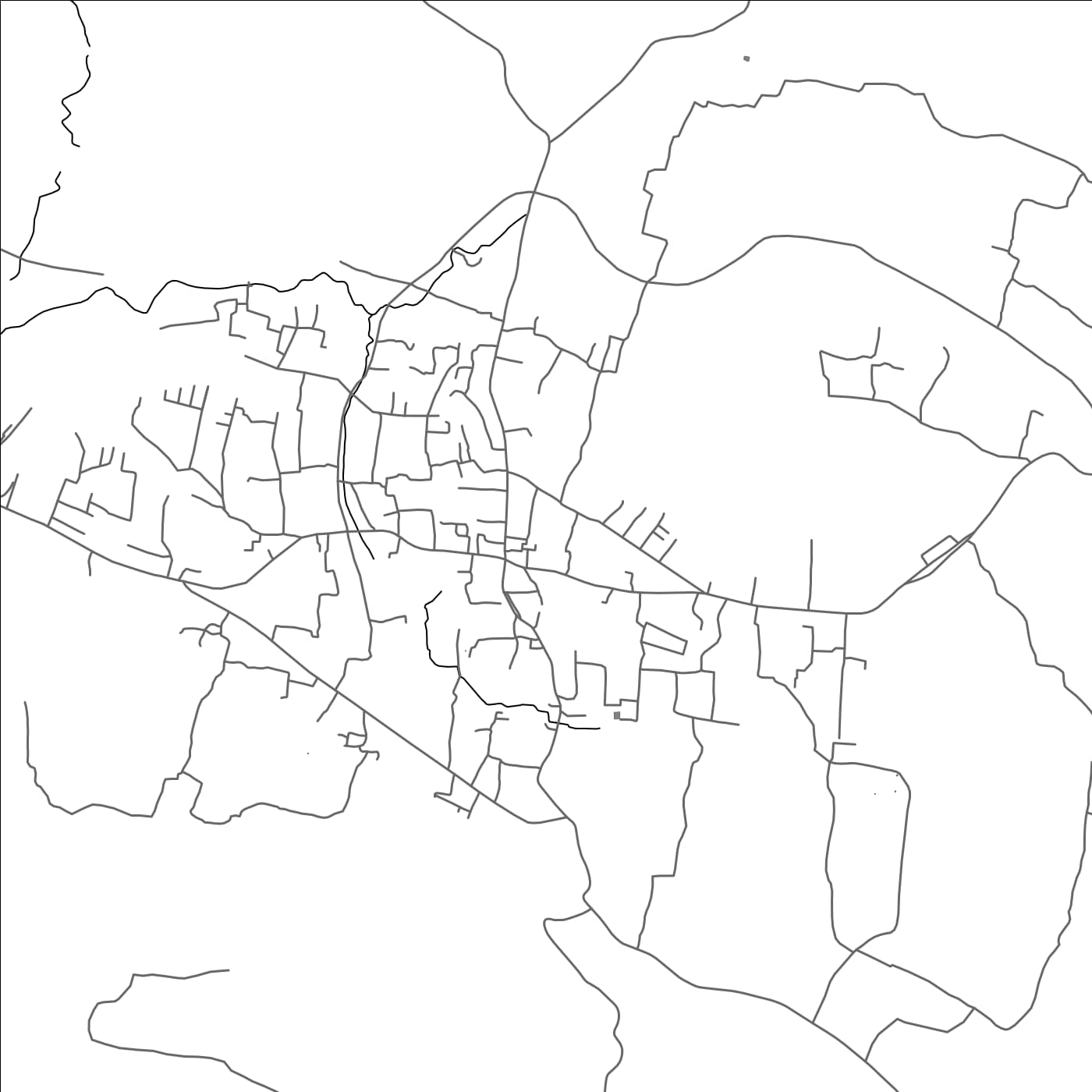 ROAD MAP OF PERINTALMANNA, INDIA BY MAPBAKES