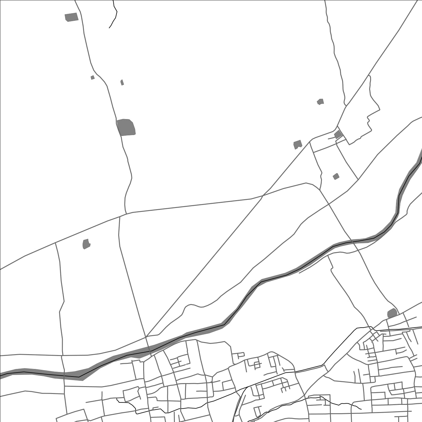 ROAD MAP OF PERUMPANDI, INDIA BY MAPBAKES