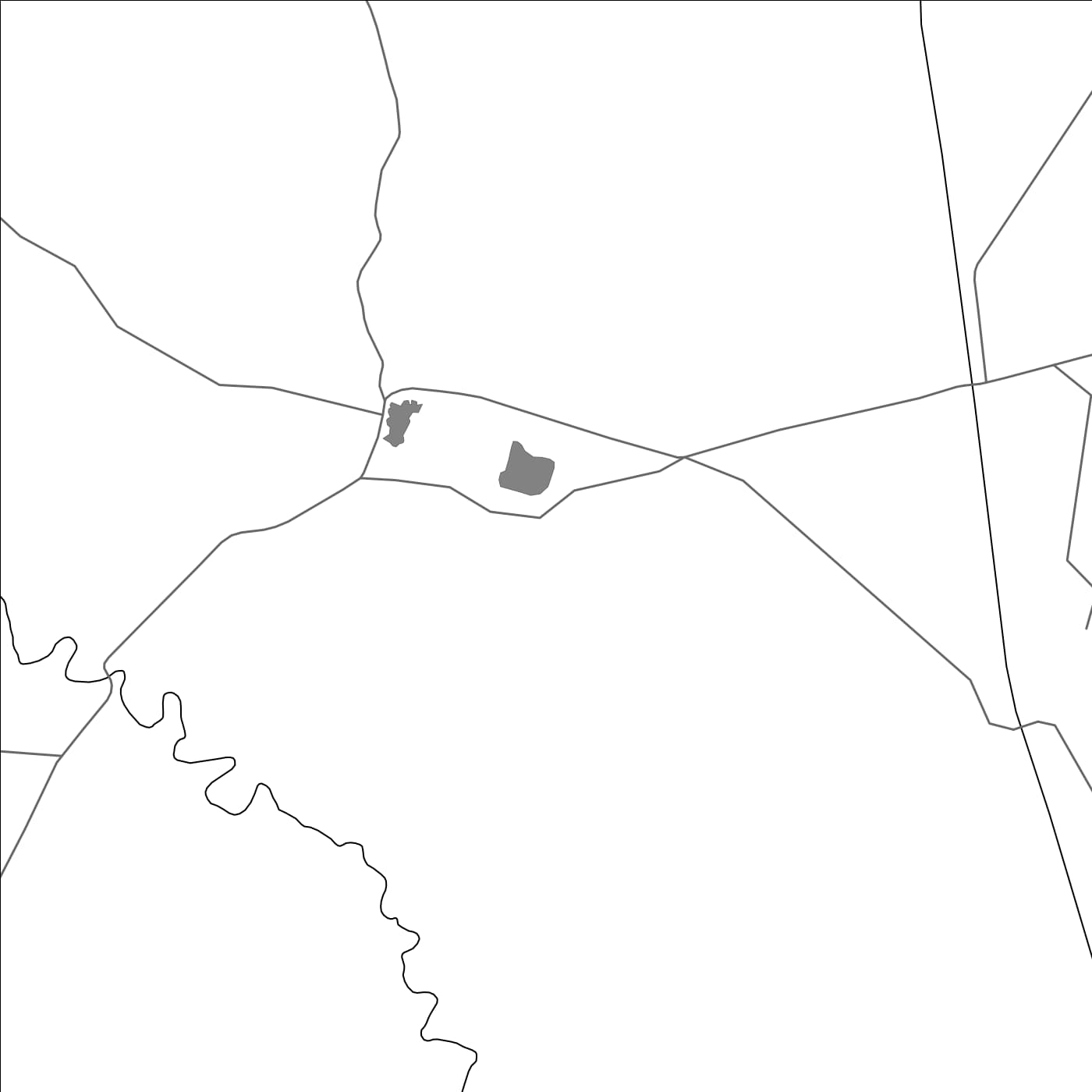 ROAD MAP OF PIHANI, INDIA BY MAPBAKES