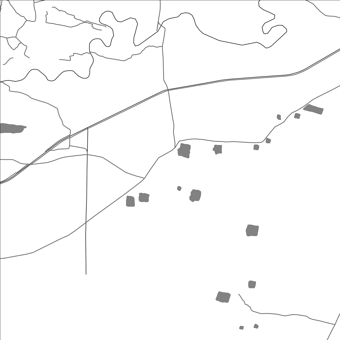 ROAD MAP OF PIPRAUN, INDIA BY MAPBAKES