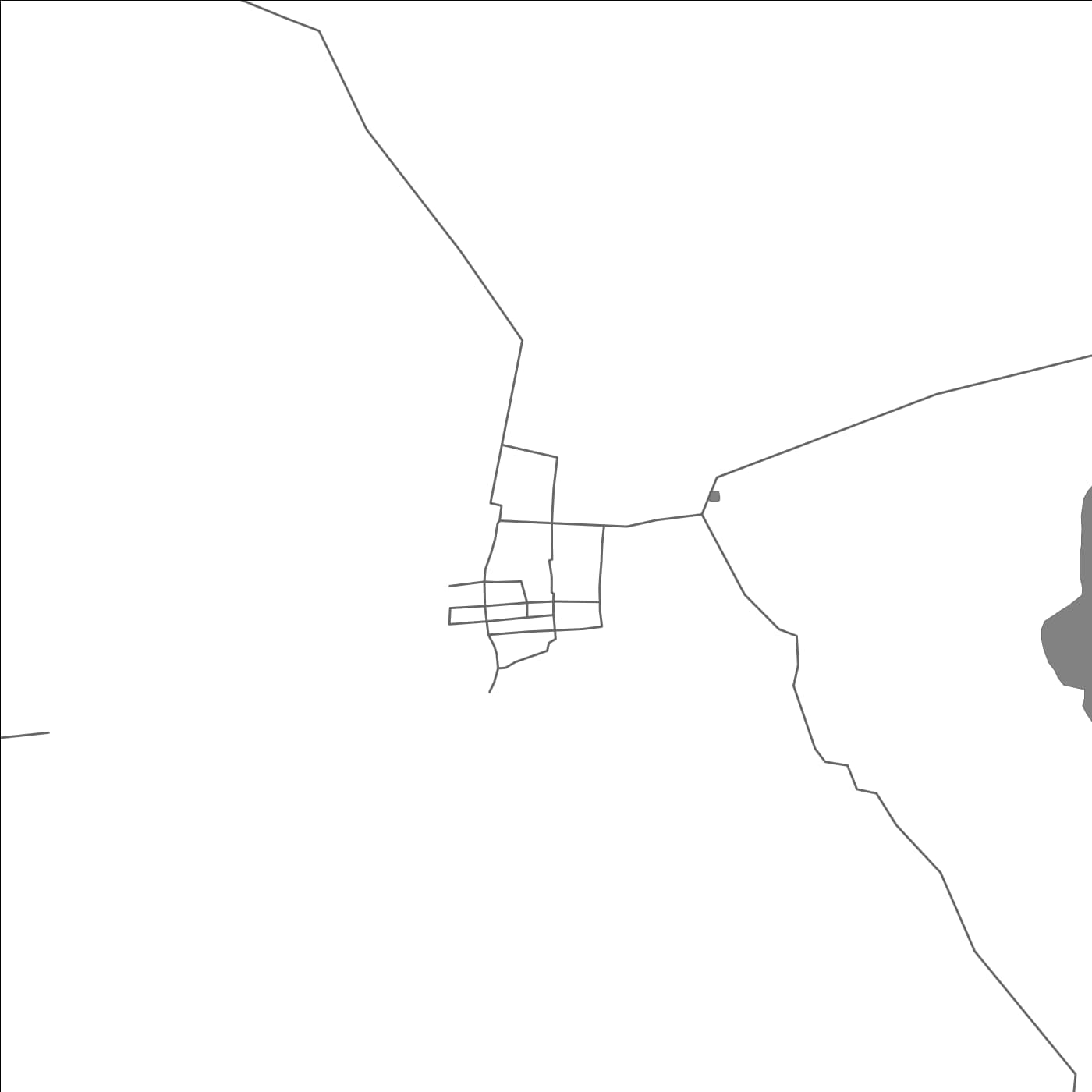 ROAD MAP OF PODATURPETA, INDIA BY MAPBAKES