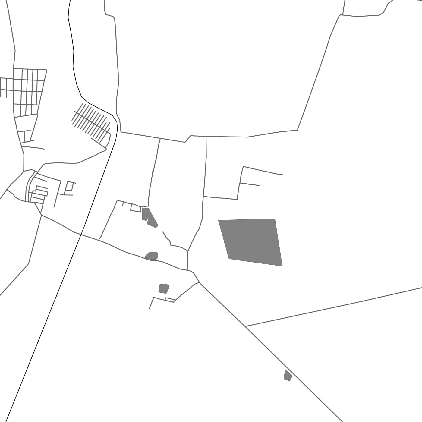 ROAD MAP OF PONNURU, INDIA BY MAPBAKES