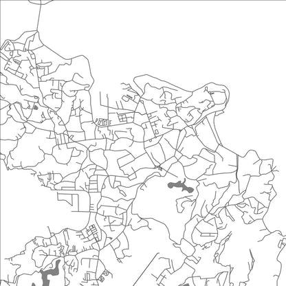 ROAD MAP OF PORT BLAIR, INDIA BY MAPBAKES