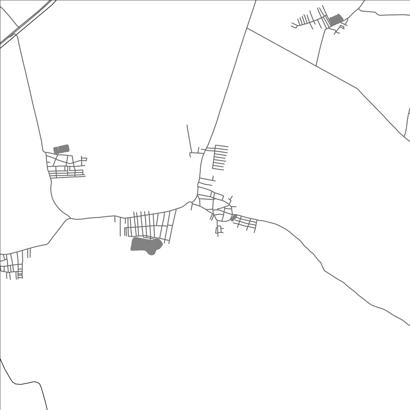 ROAD MAP OF POTUNURU, INDIA BY MAPBAKES