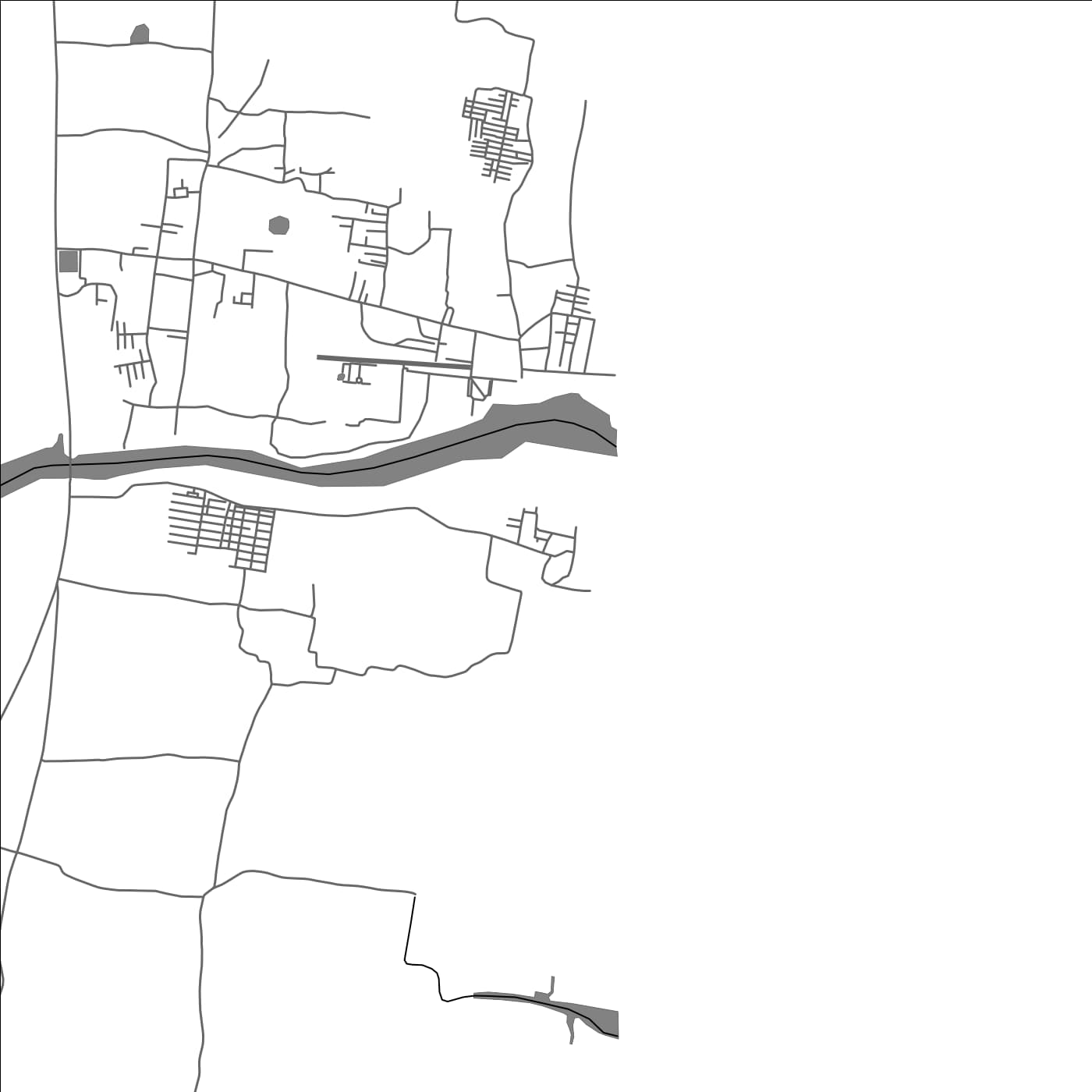 ROAD MAP OF PRATAPARAMPURAM, INDIA BY MAPBAKES