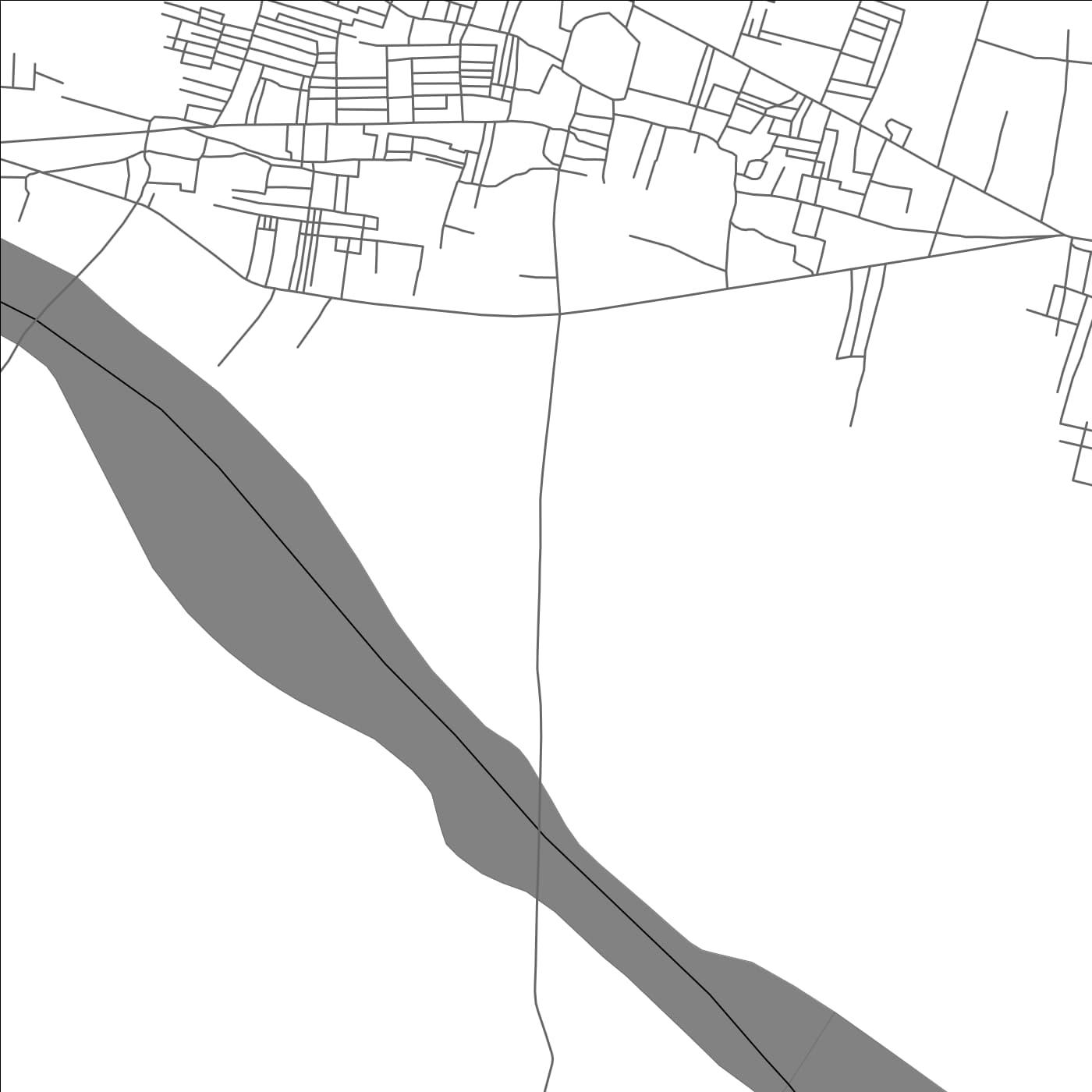 ROAD MAP OF PRODDATUR, INDIA BY MAPBAKES