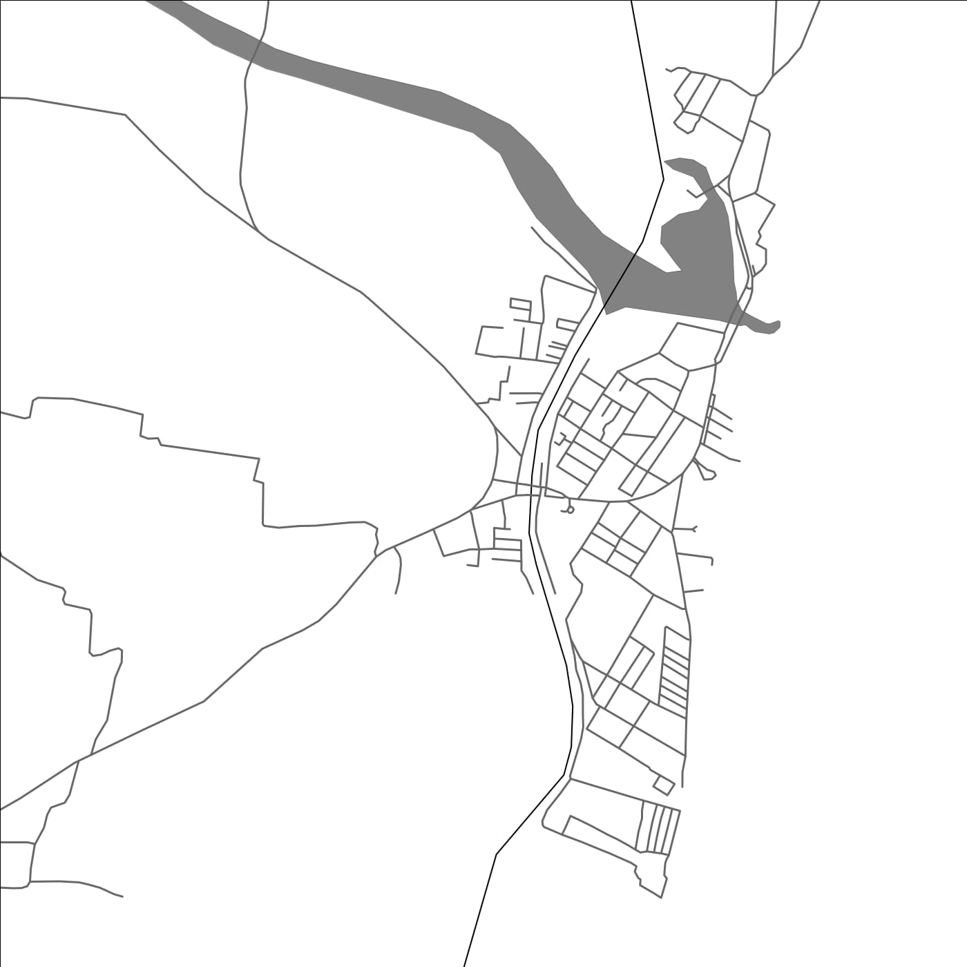 ROAD MAP OF PUDUPATTANAM, INDIA BY MAPBAKES