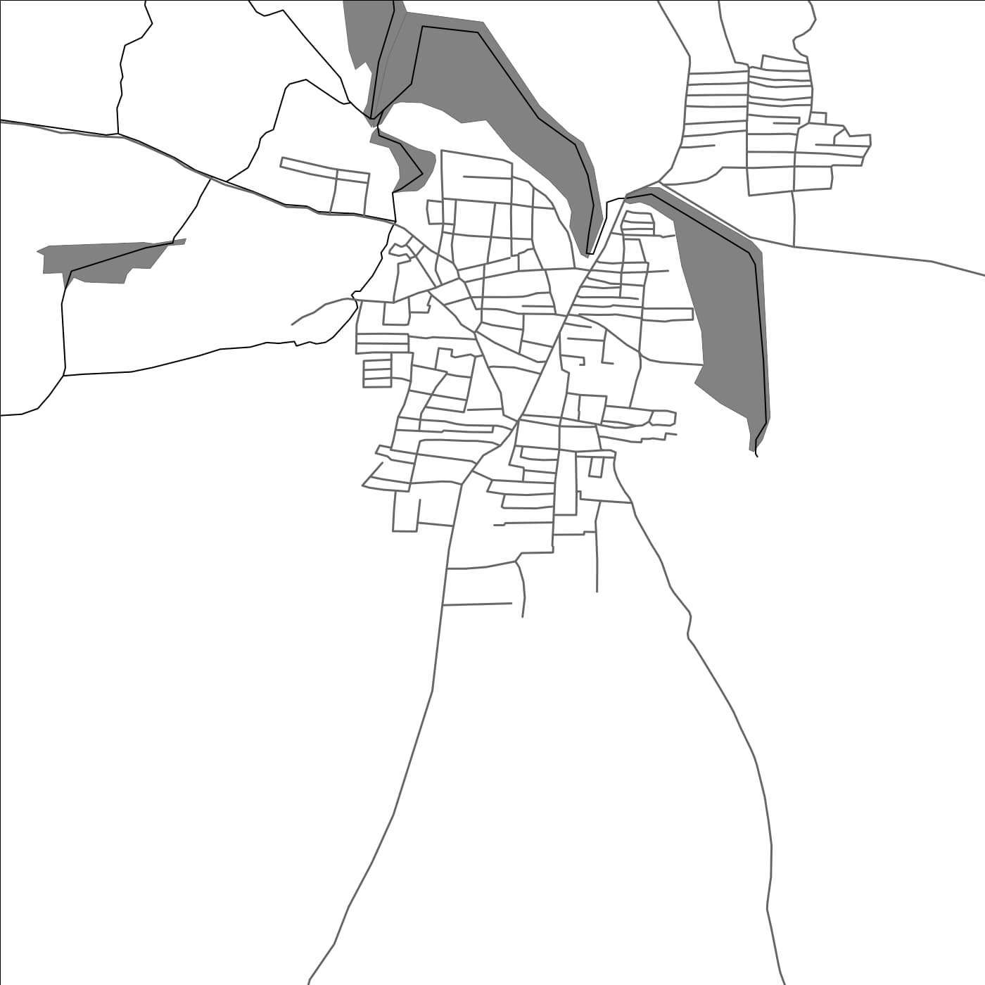 ROAD MAP OF PULIYANKUDI, INDIA BY MAPBAKES