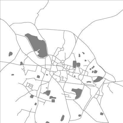 ROAD MAP OF PURULIYA, INDIA BY MAPBAKES