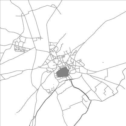 ROAD MAP OF PUSHKAR, INDIA BY MAPBAKES