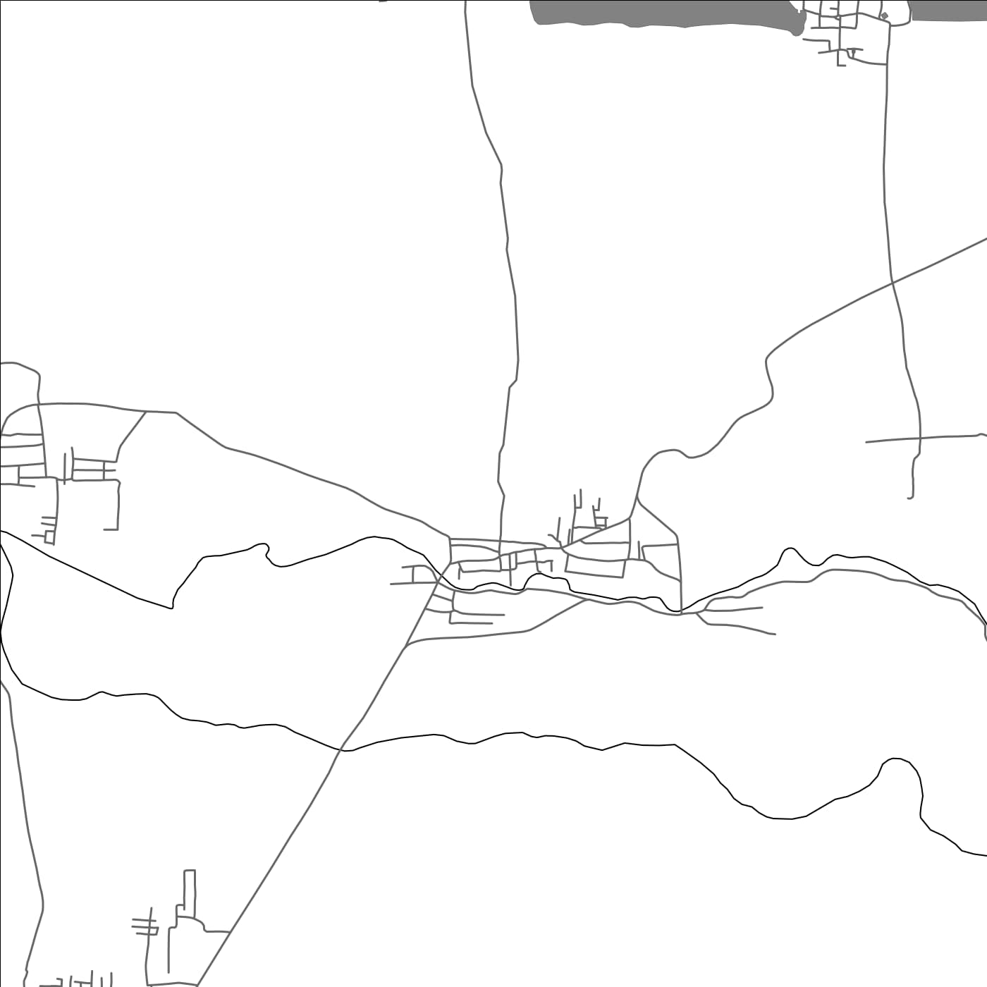 ROAD MAP OF PUVALUR, INDIA BY MAPBAKES