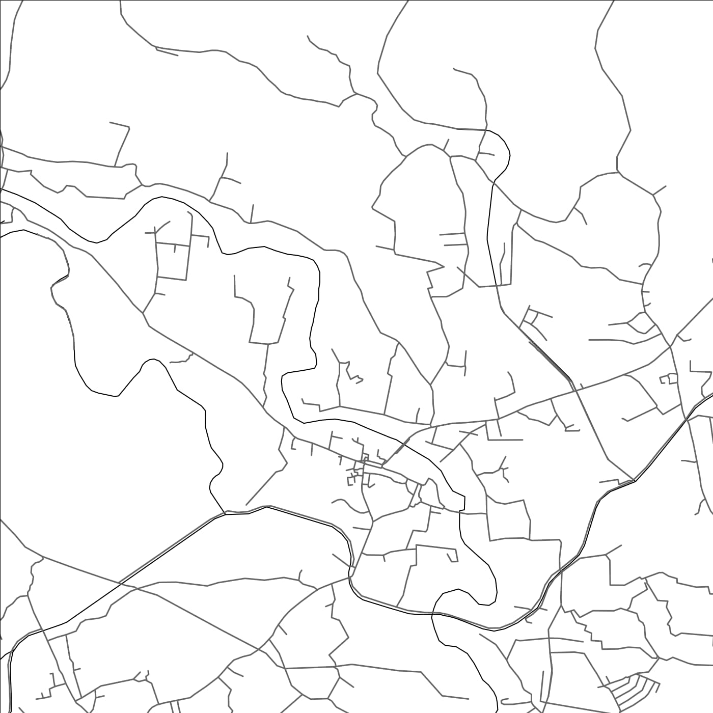 ROAD MAP OF QUEPEM, INDIA BY MAPBAKES