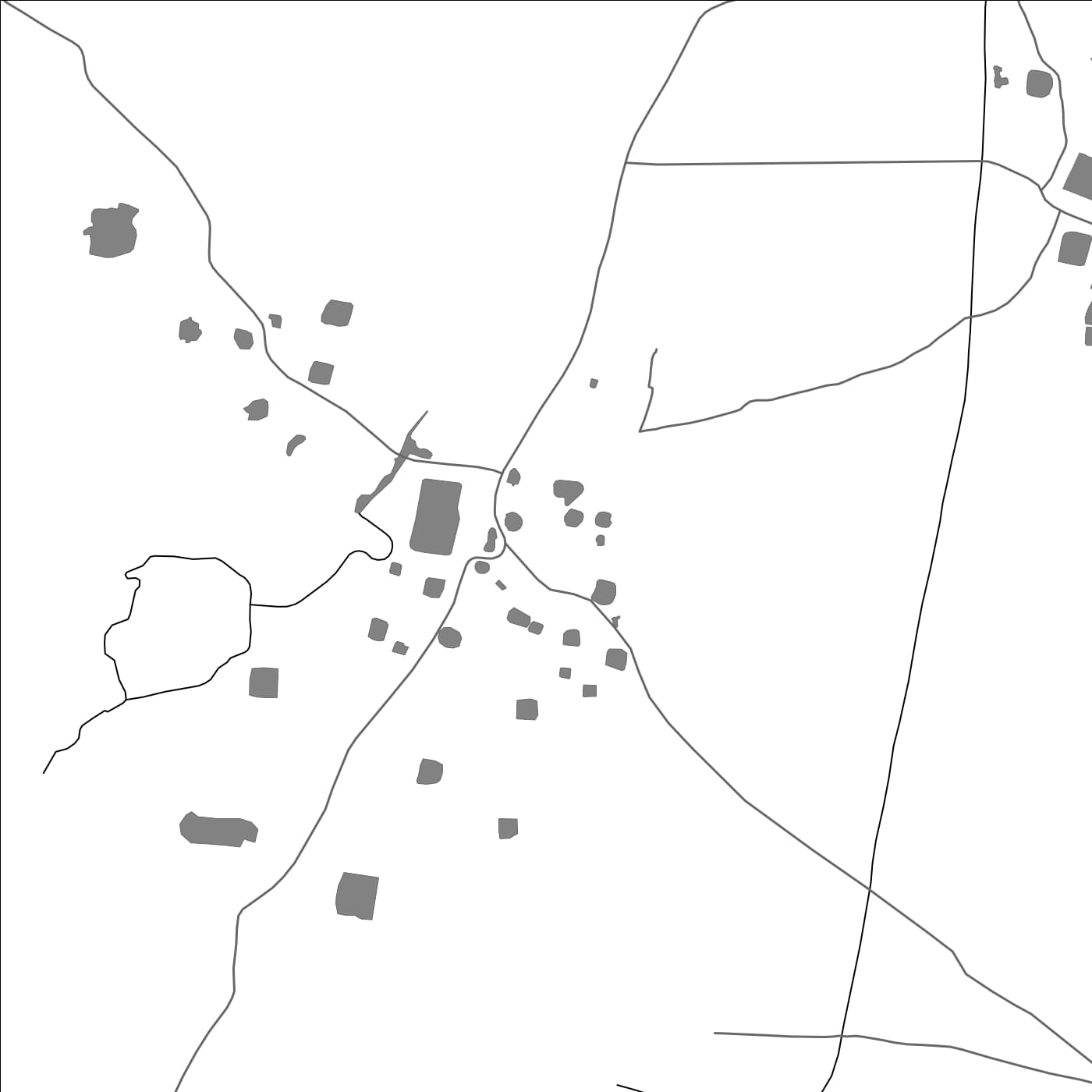 ROAD MAP OF RAHIKA, INDIA BY MAPBAKES